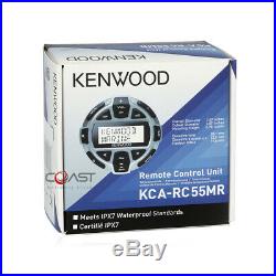 Kenwood USB BT Sirius Alexa Marine Boat Radio Receiver w LCD Remote KMR-M328BT