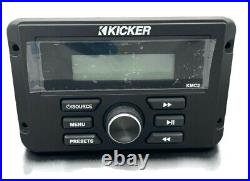 Kicker 46KMC3 KMC3 200 Watt Marine Gauge Stereo Bluetooth/USB/AM/FM Boat Radio