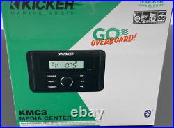 Kicker 46KMC3 Marine Bluetooth Media Player AM FM USB Aux Boat ATV Powersports
