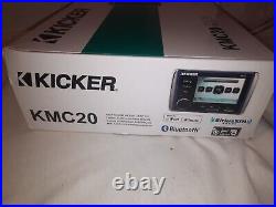 Kicker KMC20 Am/Fm/Usb Bluetooth Media Center Boat Utv Motorcycle Weather Resist