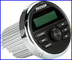 Kicker Kmc2 Digital Media Receiver Boat/marine Audio Package+2ch Rca Cable 33ft