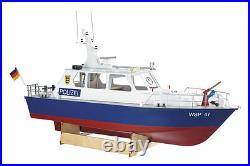Krick Radio Control Police Motor Launch 120 Scale Model Boat Kit