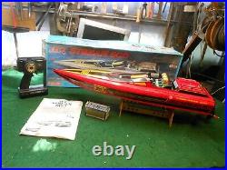 Kyosho 800 Jet Stream Radio Control RC Electric Racing Boat Kit Excellent Cond