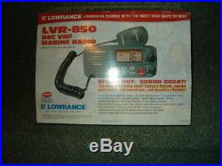Lowrance LVR-850 DSC VHF Marine Radio Boat Water Craft CB