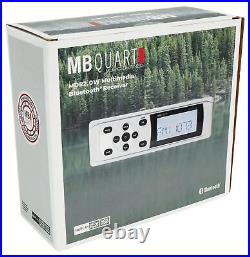 MB QUART MDR2.0W Marine Boat AM/FM Bluetooth Receiver+2 Rockville 6.5 Speakers
