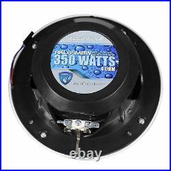 MB Quart GMR-2.5 Marine Bluetooth Gauge Receiver+(4) 6.5 700w Boat LED Speakers
