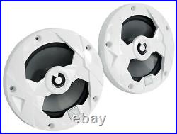 MB Quart GMR-LCD Marine/Boat Receiver withBluetooth+(4) White JBL 6.5 Speakers