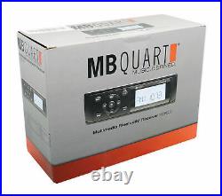 MB Quart MDR2.0 Marine/Boat Bluetooth/USB Receiver+(4) 6.5 LED Tower Speakers