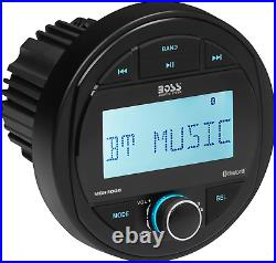 MGR300B Marine Boat Stereo Gauge Receiver Bluetooth, AM/FM Radio, IPX5 Weather