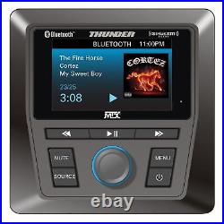 MTX AWMC3 Marine Receiver with Bluetooth AM/FM/WB/SiriusXM 4 Boat/RZR/ATV/UTV/Cart