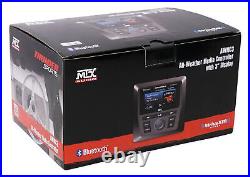 MTX AWMC3 Marine Receiver with Bluetooth AM/FM/WB/SiriusXM 4 Boat/RZR/ATV/UTV/Cart