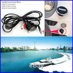 Marine Audio Boat Bluetooth Radio Stereo Receiver ATV+5.25 Car Audio Speakers