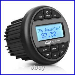 Marine Audio Stereo Bluetooth Receiver Boat FM AM Radio + Waterproof IP66 Aerial