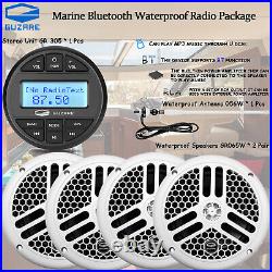 Marine Bluetooth Audio Package with Boat Speakers for Yacht Speed Motor Boat