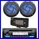 Marine_Bluetooth_CD_Radio_2x_4_100W_Blue_Flash_LED_Boat_Speaker_Cover_Black_01_ev