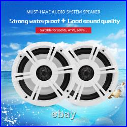 Marine Bluetooth Stereo Digital Media System with 6.5 Weatherproof Boat Speakers
