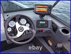 Marine Bluetooth Stereo System Receiver + Boat Radio Antenna + Speakers 2 Pair