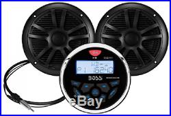 Marine/Boat Speakers System Kit withBluetooth Mechless Stereo Radio