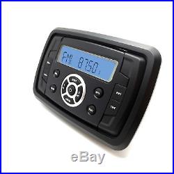 Marine Digital Bluetooth Boat Audio Radio+4 2 Way Marine Speakers+FM/AM Antenna
