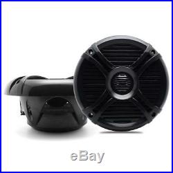 Marine Gauge Bluetooth Radio+2 pairs 6.5 Boat Outdoor speakers+Marine Aerial