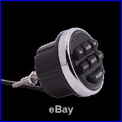 Marine Gauge Radio FM AM MP3 Remote Controller Receiver Bluetooth Boat ATV