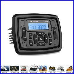 Marine MP3/Radio Stereo Bluetooth ATV Boat Receiver + Boat FM AM Radio Antenna