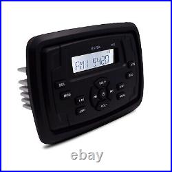 Marine Radio Bluetooth Stereo Audio System Square Receiver For CAR BOAT ATV