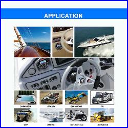 Marine Radio Boat Bluetooth Stereo Car ATV UTV MP3 Receiver + Speaker 2+ Antenna