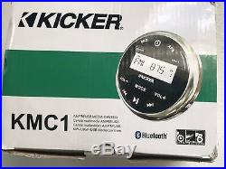 Marine Radio Kicker Kmc1 Bluetooth Am / Fm /aux- Usb Media Boat-atv-motorcycle