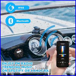 Marine Radio Marine Stereo Bluetooth Boat Stereo Gauge Style round Stereo System