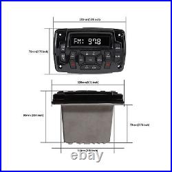 Marine Stereo Audio Radio Bluetooth Car Stereo Receivers Waterproof Player MP