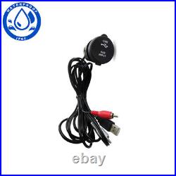 Marine Stereo Bluetooth Audio Receiver and Boat Waterproof Speakers and USB Cab