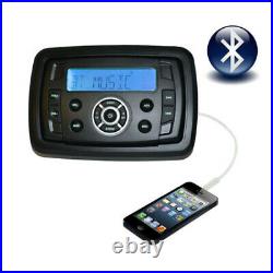 Marine Stereo Bluetooth MP3 Radio motorcycle boats ATV Compact Design