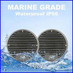 Marine Stereo Bluetooth Waterproof Boat Radio Receiver+2 Pairs Speakers +Antenna