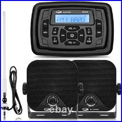 Marine Stereo Digital Media Bluetooth Sound System for Boat/ATV/UTV/Jet Ski/SPA