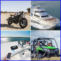 Marine Stereo Radio FM/AM USB for ATV UTV RZR XP900 Motorcycle Boat Golf Cart Tr