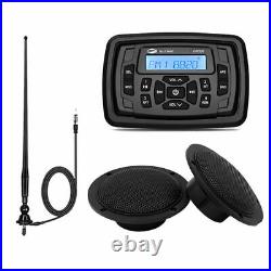 Marine Stereo Waterproof Bluetooth Receiver Boat Radio System Package for Yacht