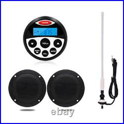 Marine Stereo Waterproof Sound System, Boat Radio/USB/AUX/Bluetooth mp3 Player