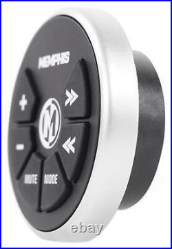 Memphis Audio MXA1MC Marine Bluetooth Receiver+Remote+(4) 8 Wakeboard Speakers