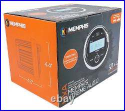 Memphis MXA1MC Marine Bluetooth Receiver For Boat/ATV/UTV+(2) MTX 6.5 Speakers