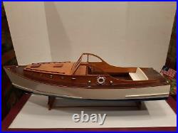 Midwest Cranberry Isle Lobsteryacht All Wood RC 30 Boat Built With Radio