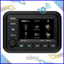 NEW Boss 5 Touchscreen Bluetooth AM/FM Radio Marine/Boat USB/AUX Digital Stereo