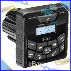 NEW Boss Audio In-Dash Boat/Marine Gauge Radio USB/MP3 Mechless Bluetooth Stereo