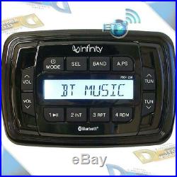 NEW Infinity In-Dash AM/FM Radio USB/MP3 Bluetooth Marine/Boat Stereo Receiver
