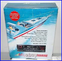 NEW! Vtg MAXXIMA/ Panor #CSC-611RM AM/FM/Cassette/Weather MARINE/ Boat RADIO