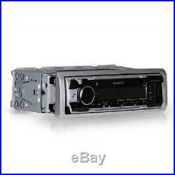 New KMRM318BT Kenwood Marine Boat Bluetooth iPod USB AUX Radio 2 Silver Speakers