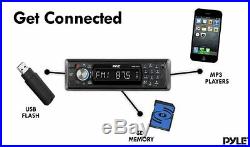 New Marine Boat AM/FM Radio & Wireless Bluetooth +400W Amp 4 Speakers +Cover Pkg