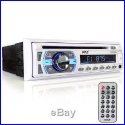 New Marine Boat MP3 Player AUX Radio 4 3.5 Box Waterproof Speakers Amp Kit Syst