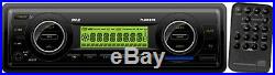 New Pyle PLMR87WB Marine Boat Stereo MP3 WB Radio 4 Speakers + 400Watt Amp Cover
