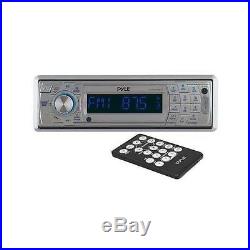 PLCD5MRBTS Marine Boat AM/FM CD MP3 Radio/ Bluetooth /Cover +800W Amp 4 Speakers